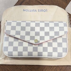 Faux Louis Vuitton Clutch & 2 wallets